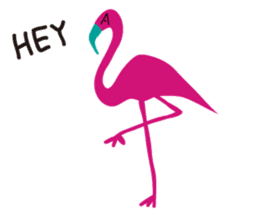 Flamingo! sticker #2428896