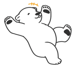 Lovely polar bear! sticker #2429251
