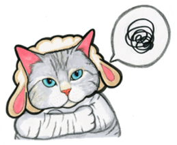 Happy New Year Meow Sticker sticker #2429264