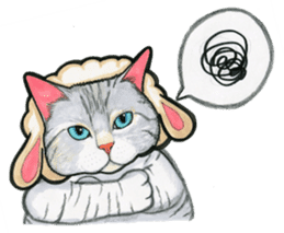 Happy New Year Meow Sticker sticker #2429264