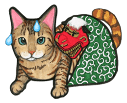 Happy New Year Meow Sticker sticker #2429284