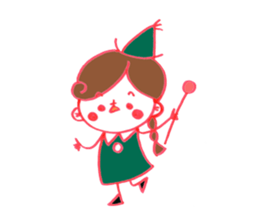 Kaoru's cute brave and witch sticker #2429577