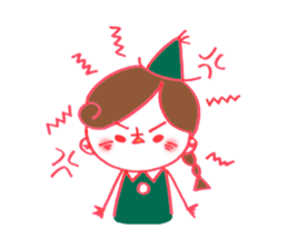 Kaoru's cute brave and witch sticker #2429590