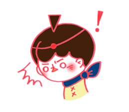 Kaoru's cute brave and witch sticker #2429593