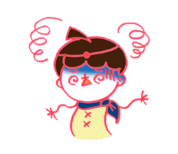 Kaoru's cute brave and witch sticker #2429594