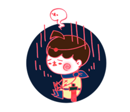 Kaoru's cute brave and witch sticker #2429596