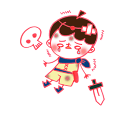 Kaoru's cute brave and witch sticker #2429601