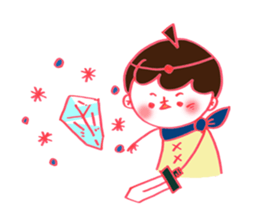 Kaoru's cute brave and witch sticker #2429607