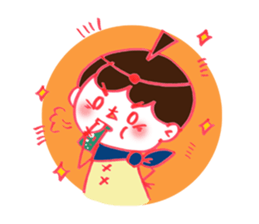 Kaoru's cute brave and witch sticker #2429611