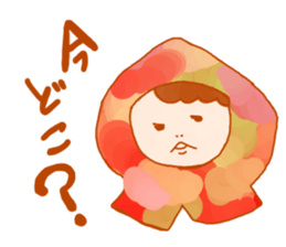 Girls hood sticker #2429656