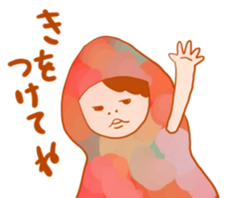 Girls hood sticker #2429663