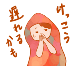 Girls hood sticker #2429664