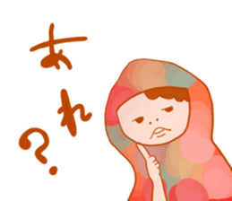 Girls hood sticker #2429668