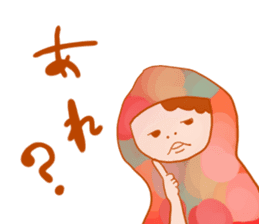 Girls hood sticker #2429668