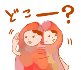 Girls hood sticker #2429675