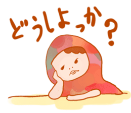 Girls hood sticker #2429678