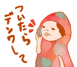 Girls hood sticker #2429679