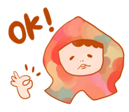 Girls hood sticker #2429681