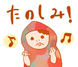 Girls hood sticker #2429683