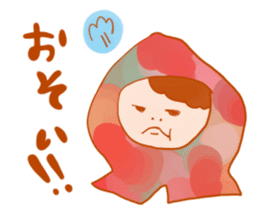 Girls hood sticker #2429686