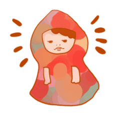 Girls hood sticker #2429695