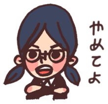 School girls 3-2 sticker #2430016