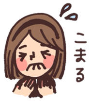 School girls 3-2 sticker #2430024