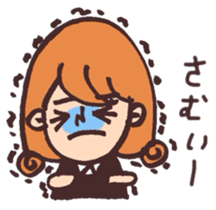 School girls 3-2 sticker #2430040