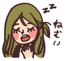 School girls 3-2 sticker #2430054