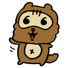 Kansai useless raccoon dog3