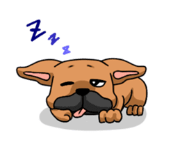 Cute Frenchbulldog(Buhi frenchie) sticker #2431226