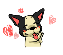 Cute Frenchbulldog(Buhi frenchie) sticker #2431243