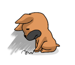 Cute Frenchbulldog(Buhi frenchie) sticker #2431246