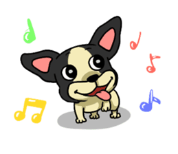 Cute Frenchbulldog(Buhi frenchie) sticker #2431250