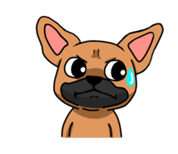 Cute Frenchbulldog(Buhi frenchie) sticker #2431253