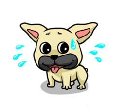 Cute Frenchbulldog(Buhi frenchie) sticker #2431254