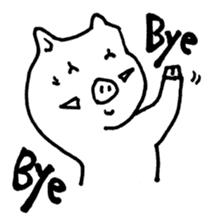 Boo pig sticker #2431639