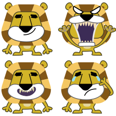 Amusing animal friends /Emotions version