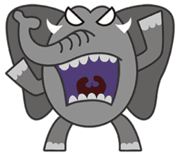 Amusing animal friends /Emotions version sticker #2431817