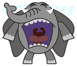 Amusing animal friends /Emotions version sticker #2431818