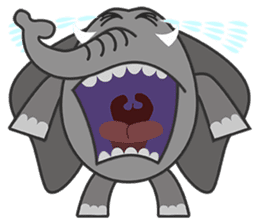 Amusing animal friends /Emotions version sticker #2431818