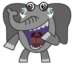 Amusing animal friends /Emotions version sticker #2431819