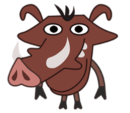 Amusing animal friends /Emotions version sticker #2431828