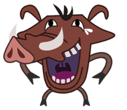 Amusing animal friends /Emotions version sticker #2431831