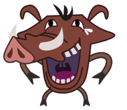 Amusing animal friends /Emotions version sticker #2431831