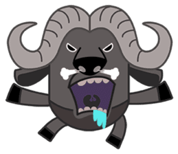 Amusing animal friends /Emotions version sticker #2431833