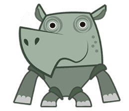 Amusing animal friends /Emotions version sticker #2431836