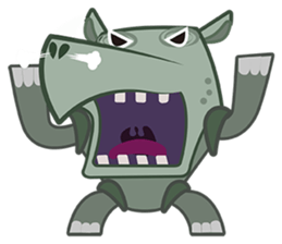 Amusing animal friends /Emotions version sticker #2431837