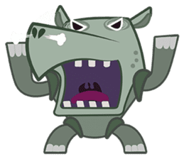 Amusing animal friends /Emotions version sticker #2431837