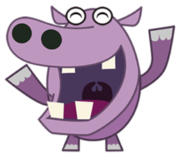 Amusing animal friends /Emotions version sticker #2431847